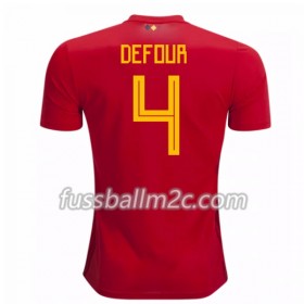 Fußballtrikots Belgien Defour 4 Heim Trikotsatz WM 2018